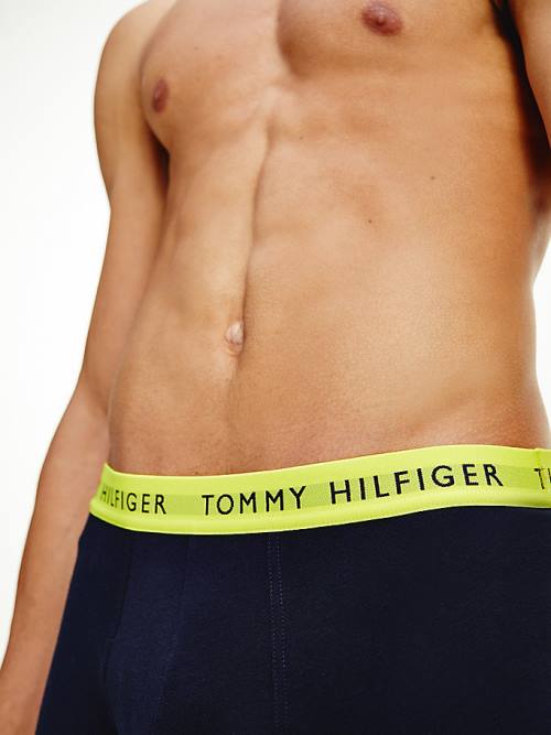 Muške Tommy Hilfiger 3-Pack Repeat Logo Trunks Donji veš Braon | TH291PFM