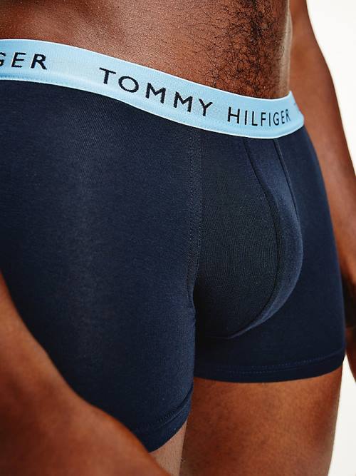 Muške Tommy Hilfiger 3-Pack Repeat Logo Trunks Donji veš Žuta | TH597BQL