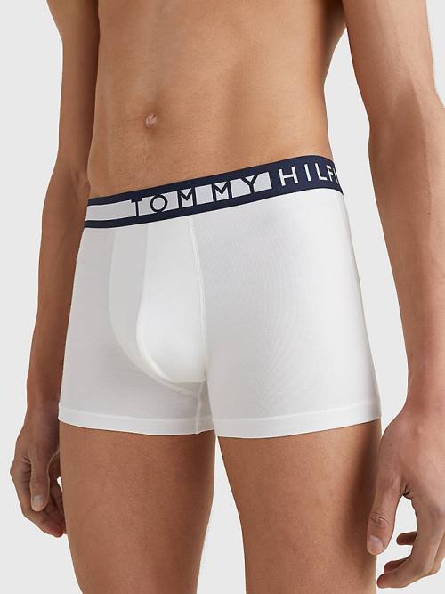 Muške Tommy Hilfiger 3-Pack Statement Waistband Trunks Donji veš Šarena | TH437YAI