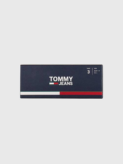 Muške Tommy Hilfiger 3-Pack Stripe Gift Box Čarape Bela | TH967FNY