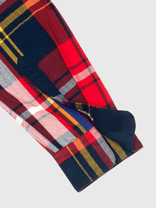 Muške Tommy Hilfiger Adaptive Plaid Check Slim Fit Košulje Šarena | TH109WSD