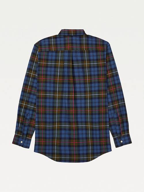 Muške Tommy Hilfiger Adaptive Plaid Check Regular Fit Košulje Šarena | TH162DMB