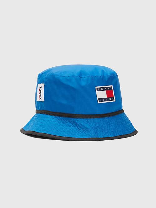 Muške Tommy Hilfiger Adventure Reversible Bucket Kape Crna | TH691ULB