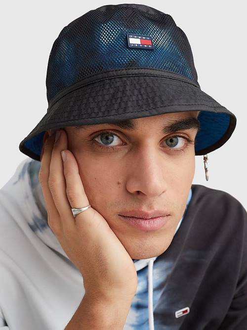 Muške Tommy Hilfiger Adventure Reversible Bucket Kape Crna | TH691ULB