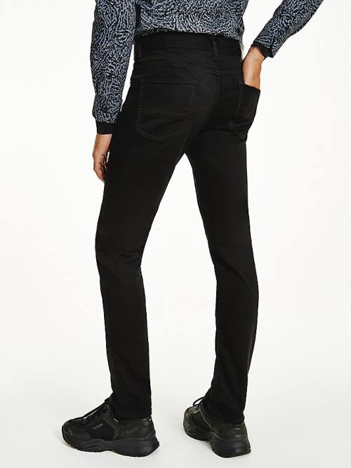 Muške Tommy Hilfiger Bleecker Slim Black Farmerke Denim Plava | TH109UWI