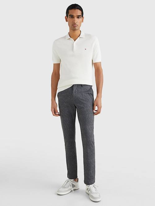 Muške Tommy Hilfiger Bleecker Slim Fit Jersey Pantalone Siva | TH047QJV