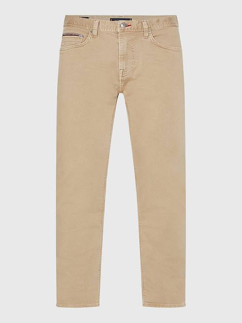 Muške Tommy Hilfiger Bleecker Slim Solid Colour Farmerke Denim Plava | TH561WPQ