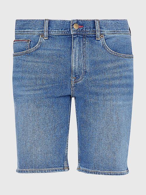 Muške Tommy Hilfiger Brooklyn Faded Regular Šortsevi Denim Plava | TH682DJT