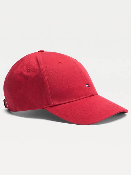 Muške Tommy Hilfiger Classic Baseball Cap Kape Crveni | TH176EDO