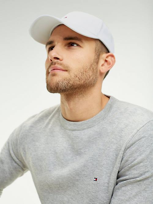 Muške Tommy Hilfiger Classic Baseball Cap Kape Bela | TH328OTF