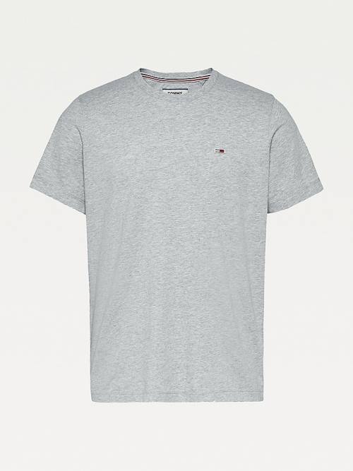 Muške Tommy Hilfiger Classics Organic Cotton Majice Siva | TH139CLI