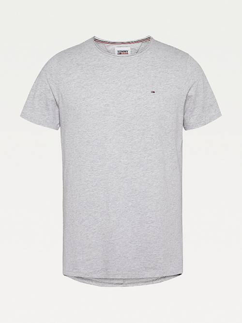 Muške Tommy Hilfiger Classics Slim Fit Majice Siva | TH157NCQ