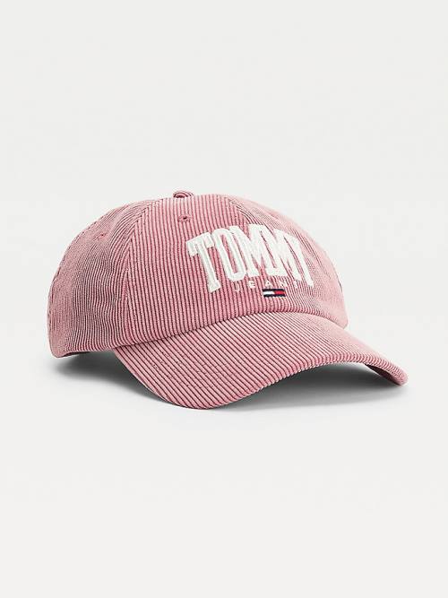 Muške Tommy Hilfiger College Baseball Cap Kape Roza | TH683CTP