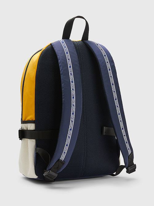 Muške Tommy Hilfiger Colour-Blocked Backpack Torbe Plava | TH768JEV