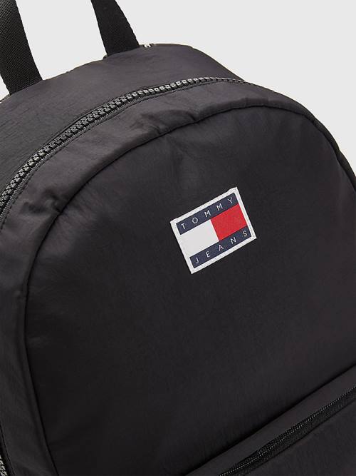 Muške Tommy Hilfiger Colour-Blocked Backpack Torbe Crna | TH781LST