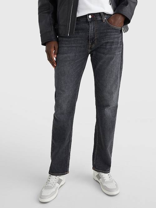 Muške Tommy Hilfiger Denton Straight Faded Farmerke Denim Plava | TH684XUG