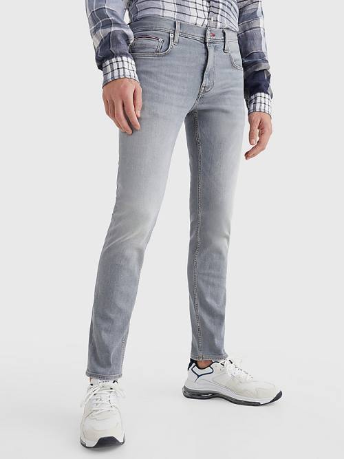 Muške Tommy Hilfiger Denton Straight Faded Farmerke Denim Plava | TH781ERF