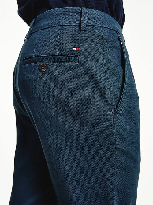 Muške Tommy Hilfiger Denton Straight Fit Pantalone Plava | TH052IRN