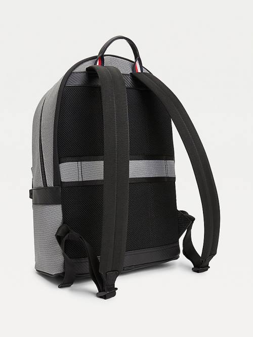 Muške Tommy Hilfiger Elevated Modern Woven Backpack Torbe Siva | TH837NLU