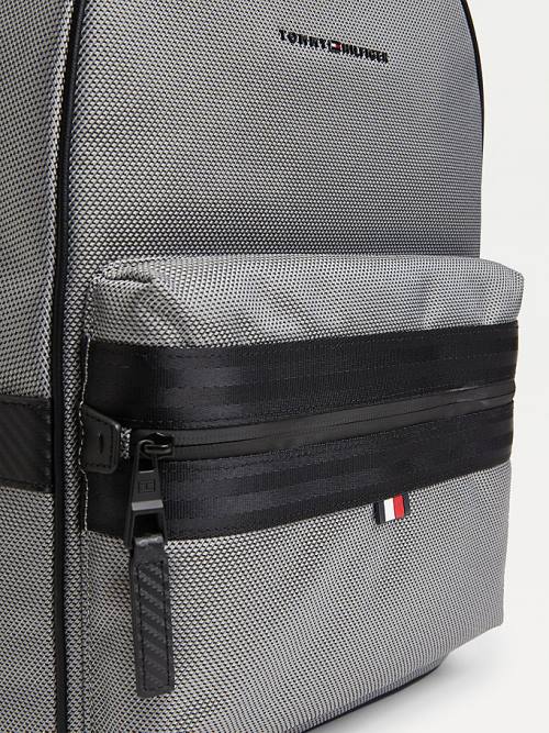 Muške Tommy Hilfiger Elevated Modern Woven Backpack Torbe Siva | TH837NLU