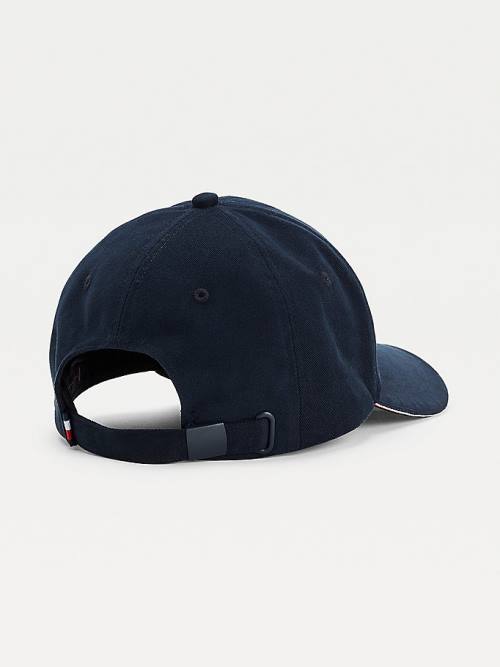 Muške Tommy Hilfiger Elevated Signature Cap Kape Plava | TH054WZY