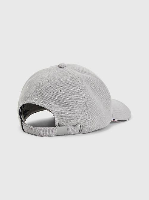 Muške Tommy Hilfiger Elevated Signature Tape Cap Kape Siva | TH782IBM