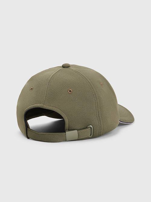 Muške Tommy Hilfiger Elevated Signature Tape Cap Kape Zeleno | TH803NHE