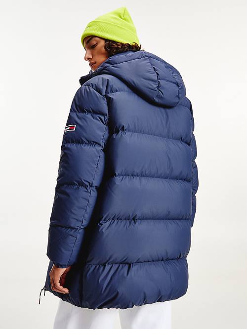 Muške Tommy Hilfiger Essential Down Parka Jakna Plava | TH348VDB