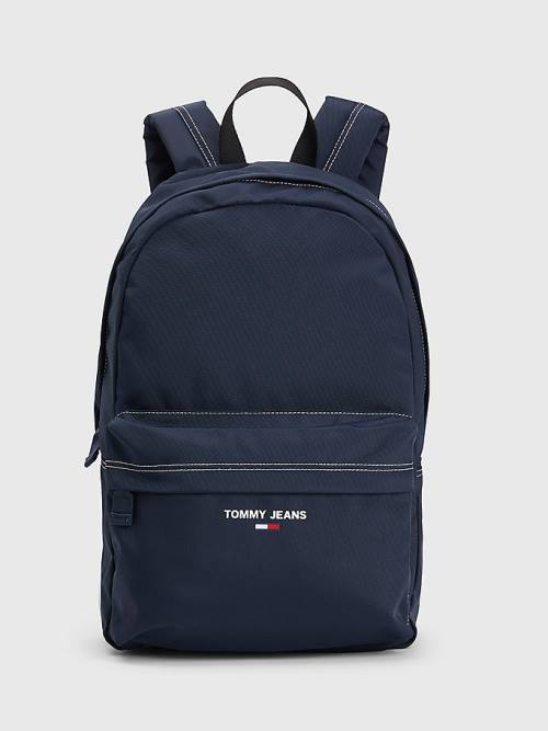 Muške Tommy Hilfiger Essential Logo Backpack Torbe Plava | TH419GZM