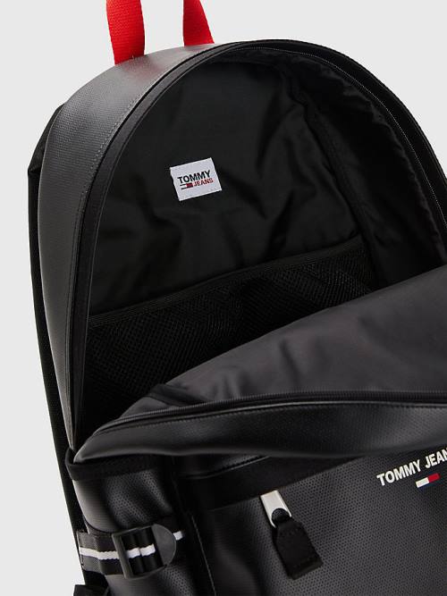 Muške Tommy Hilfiger Essential Logo Backpack Torbe Crna | TH520RLV