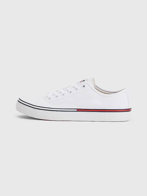 Muške Tommy Hilfiger Essential Low-Cut Patike Bela | TH342AVN