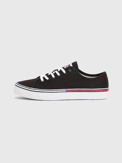 Muške Tommy Hilfiger Essential Low-Cut Patike Crna | TH375IAK