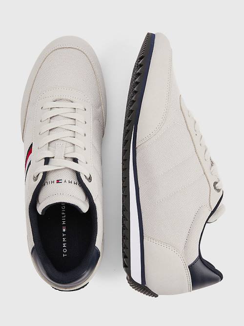 Muške Tommy Hilfiger Essential Mesh Signature Tape Patike Siva | TH307FEI