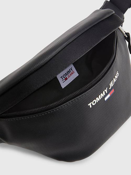 Muške Tommy Hilfiger Essential Perforated Bumbag Torbe Crna | TH104LAM