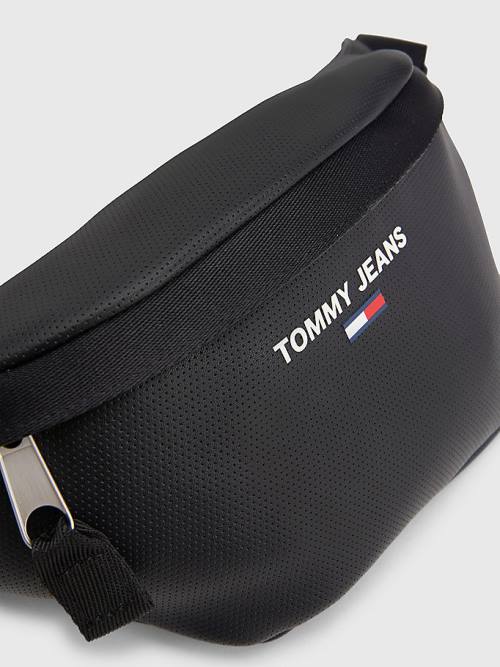 Muške Tommy Hilfiger Essential Perforated Bumbag Torbe Crna | TH104LAM