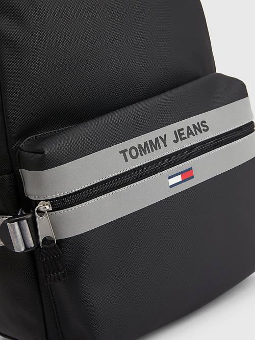 Muške Tommy Hilfiger Essential Reflective Backpack Torbe Crna | TH124XJN