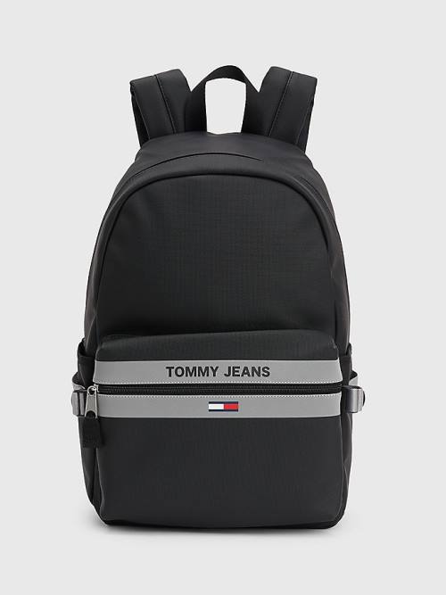 Muške Tommy Hilfiger Essential Reflective Backpack Torbe Crna | TH124XJN