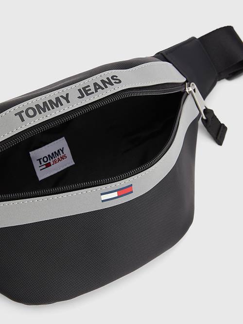 Muške Tommy Hilfiger Essential Reflective Bum Torbe Crna | TH912XRB