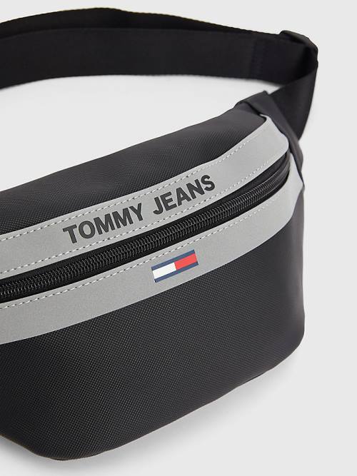 Muške Tommy Hilfiger Essential Reflective Bum Torbe Crna | TH912XRB