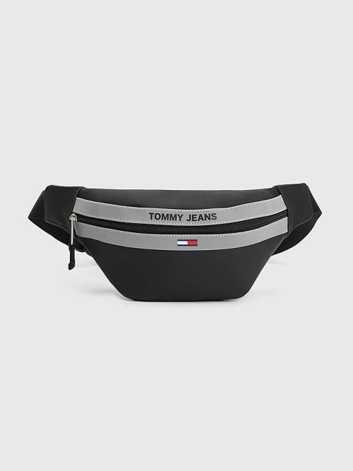 Muške Tommy Hilfiger Essential Reflective Bum Torbe Crna | TH912XRB