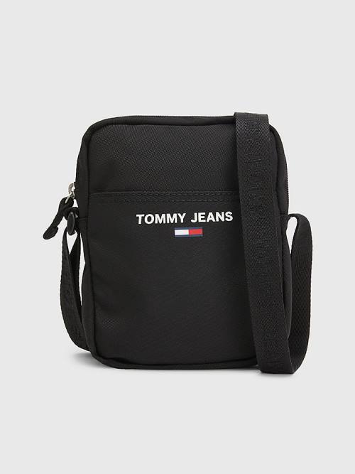 Muške Tommy Hilfiger Essential Reporter Crossover Torbe Crna | TH312VUY