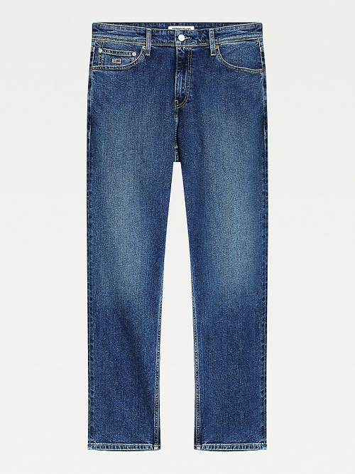 Muške Tommy Hilfiger Ethan Relaxed Straight Farmerke Denim Plava | TH198SZL