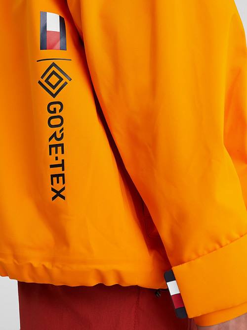 Muške Tommy Hilfiger GORE-TEX Padded Jakna Narandžasta | TH358QRF