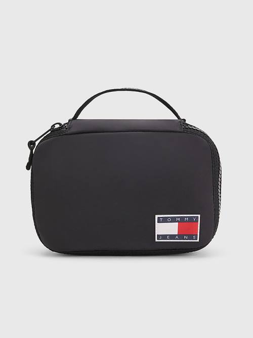 Muške Tommy Hilfiger Hanging Travel Washbag Torbe Crna | TH385QBH