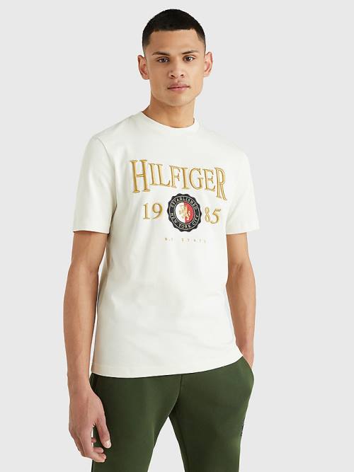 Muške Tommy Hilfiger Icons Relaxed Fit Majice Bela | TH530KZD