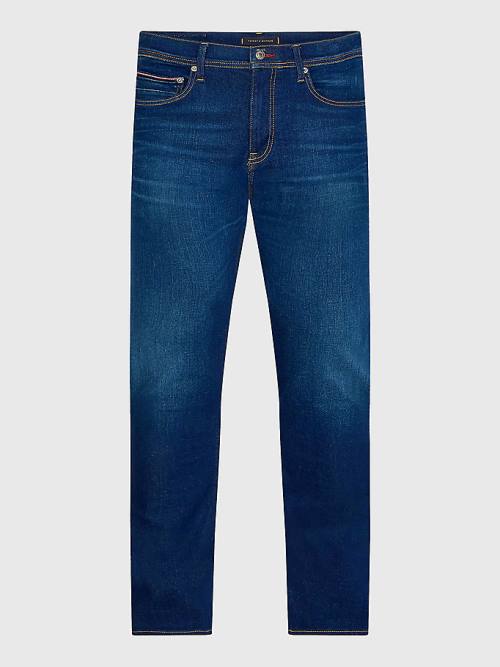 Muške Tommy Hilfiger Layton Extra Slim Faded Farmerke Denim Plava | TH368OHA