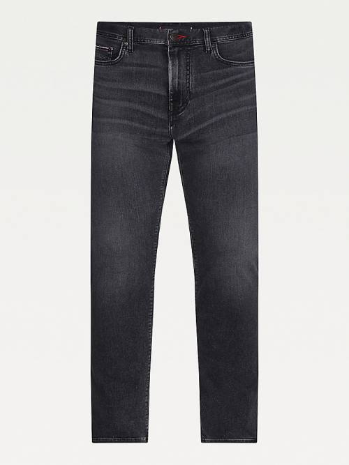 Muške Tommy Hilfiger Layton Extra Slim Faded Black Farmerke Denim Plava | TH640KTH