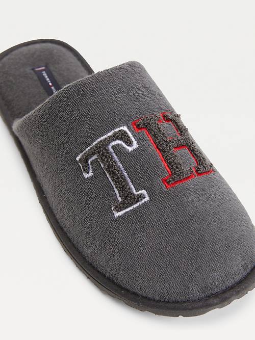 Muške Tommy Hilfiger Monogram Home Papuče Siva | TH804MJG