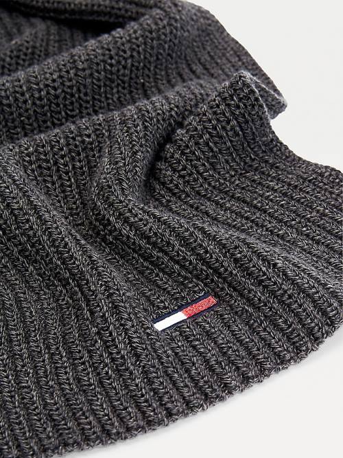 Muške Tommy Hilfiger Organic Cotton Ribbed Marame Siva | TH197XVJ