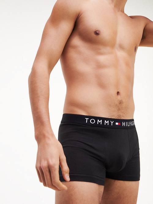 Muške Tommy Hilfiger Original Stretch Logo Waistband Trunks Donji veš Crna | TH249RZT